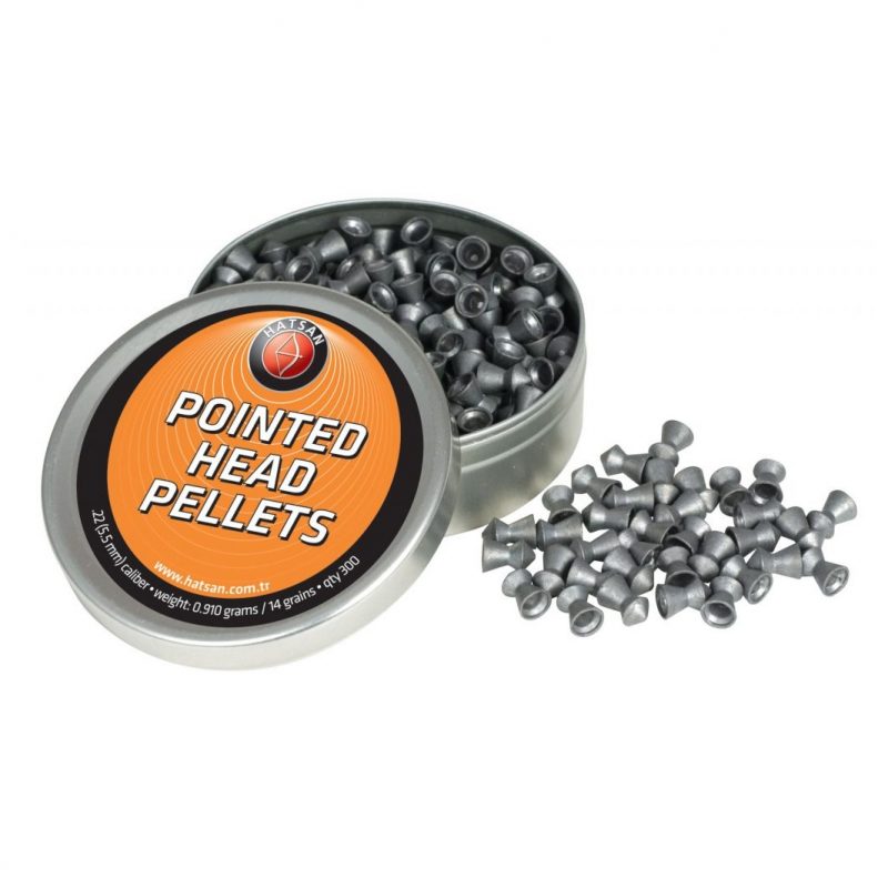 HATSAN Pointed Head Pellets 5,5mm (300τμχ) ΚΑΤΑΔΡΟΜΕΑΣ CLUB