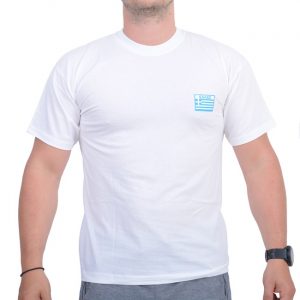 EAGLE T-shirt (Ο.Υ.Κ.) Με Στάμπα Άσπρο