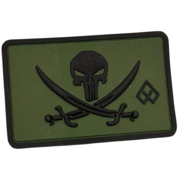 sima-pvc-3d-kaoutsouk-skull-with-blades-me-velcro-survivors