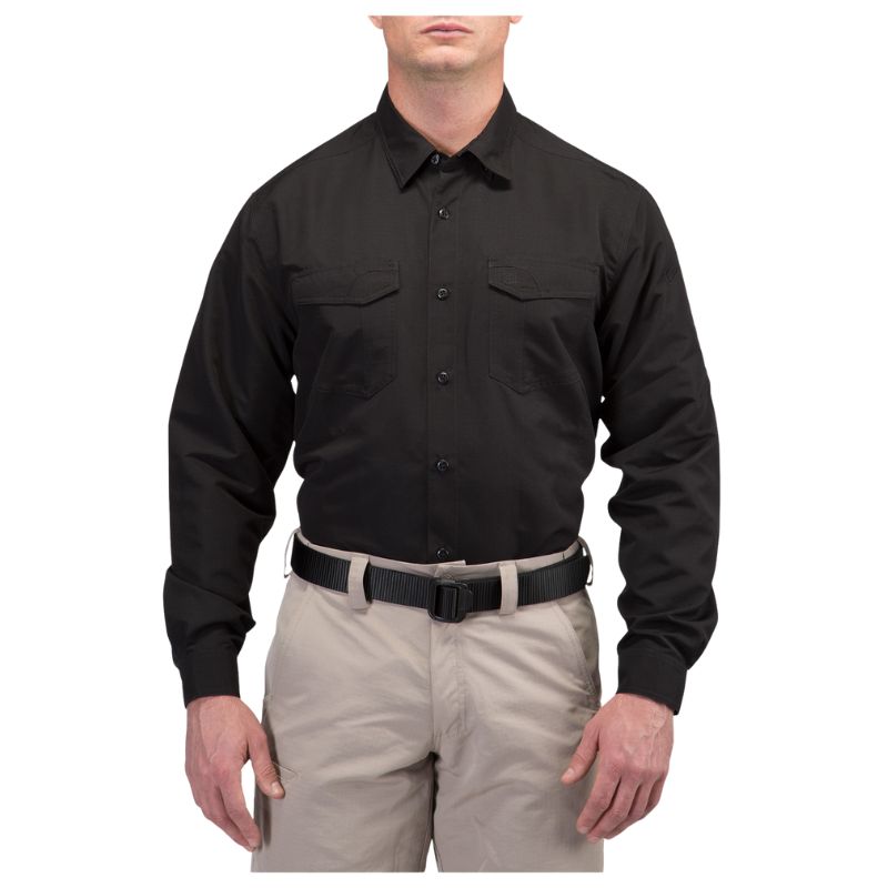 511-poukamiso-fast-tac-tdu-long-sleeve-shirt-black-72479