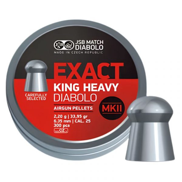 vlimata-jsb-exact-king-heavy-mkii-6.35mm-22gr-300tmx vlimata-jsb-exact-king-heavy-mkii-6.35mm-22gr-300tmx